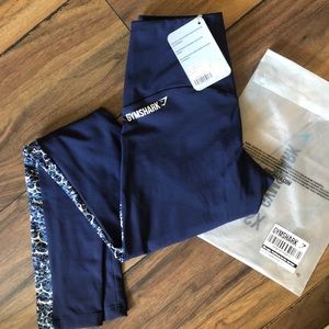 Gymshark navy leggings.